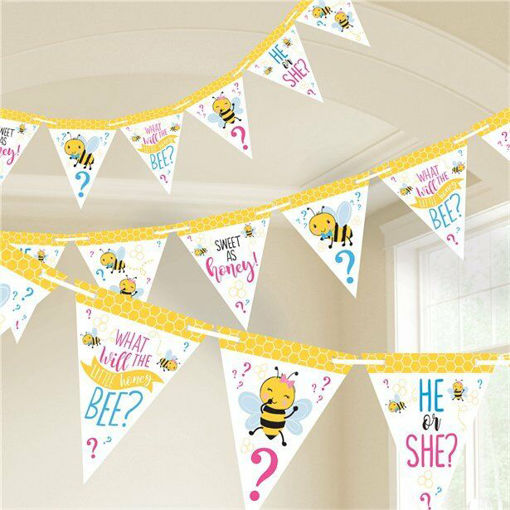 Picture of WHAT WILL IT BEE PENNANT BANNER